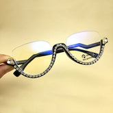 Jennifer Luxury Rhinestone Cat Eye Glasses Cat Eye Frames Southood